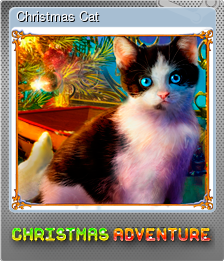 Series 1 - Card 2 of 5 - Christmas Cat