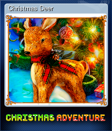 Series 1 - Card 1 of 5 - Christmas Deer