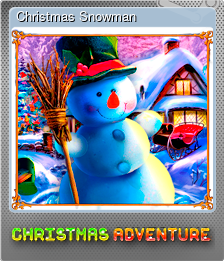 Series 1 - Card 5 of 5 - Christmas Snowman