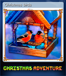 Series 1 - Card 3 of 5 - Christmas birds