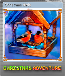 Series 1 - Card 3 of 5 - Christmas birds