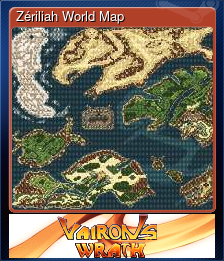 Series 1 - Card 3 of 7 - Zériliah World Map