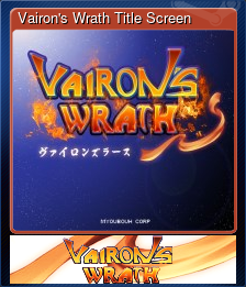 Series 1 - Card 2 of 7 - Vairon's Wrath Title Screen