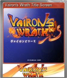 Series 1 - Card 2 of 7 - Vairon's Wrath Title Screen