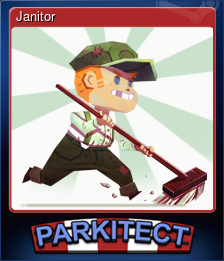 Series 1 - Card 1 of 6 - Janitor