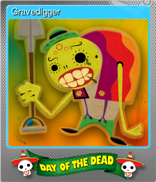 Series 1 - Card 6 of 15 - Gravedigger