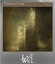 Series 1 - Card 5 of 5 - Throne of Lies