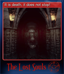 Series 1 - Card 4 of 6 - It is death, it does not stop!