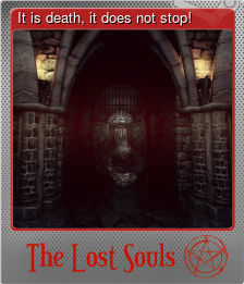 Series 1 - Card 4 of 6 - It is death, it does not stop!