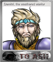 Series 1 - Card 2 of 5 - Demitri, the weathered warrior