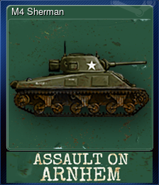 Series 1 - Card 5 of 6 - M4 Sherman