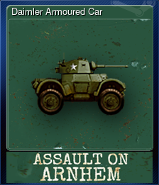 Series 1 - Card 3 of 6 - Daimler Armoured Car