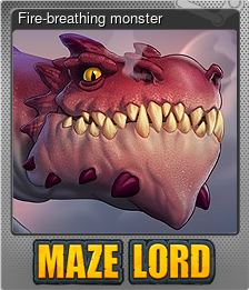 Series 1 - Card 14 of 15 - Fire-breathing monster