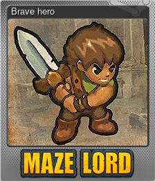 Series 1 - Card 3 of 15 - Brave hero