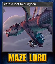 Series 1 - Card 12 of 15 - With a loot to dungeon