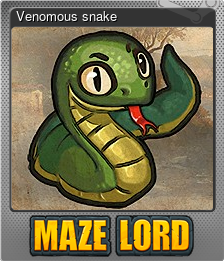 Series 1 - Card 8 of 15 - Venomous snake