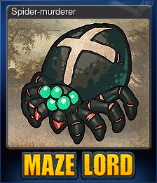 Series 1 - Card 9 of 15 - Spider-murderer