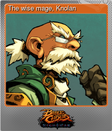 Series 1 - Card 6 of 14 - The wise mage, Knolan