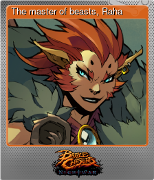 Series 1 - Card 9 of 14 - The master of beasts, Raha