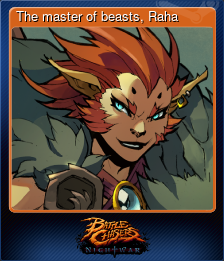 Series 1 - Card 9 of 14 - The master of beasts, Raha