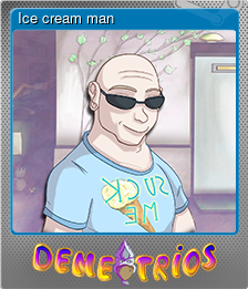 Series 1 - Card 6 of 9 - Ice cream man
