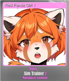 Series 1 - Card 13 of 15 - Red Panda Girl 1