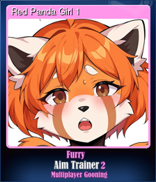 Series 1 - Card 13 of 15 - Red Panda Girl 1