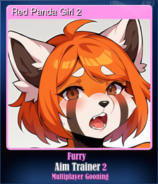 Series 1 - Card 14 of 15 - Red Panda Girl 2