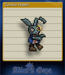 Series 1 - Card 3 of 7 - Zombie Rabbit
