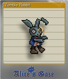 Series 1 - Card 3 of 7 - Zombie Rabbit