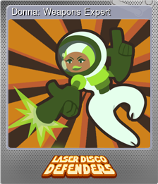 Series 1 - Card 1 of 6 - Donna: Weapons Expert