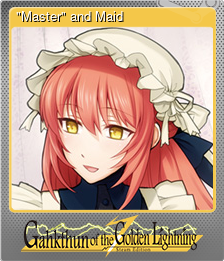 Series 1 - Card 8 of 8 - "Master" and Maid