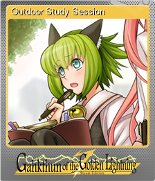 Series 1 - Card 1 of 8 - Outdoor Study Session