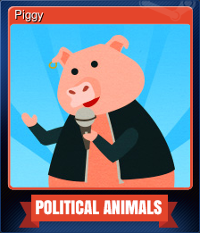 Series 1 - Card 8 of 12 - Piggy
