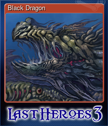 Series 1 - Card 5 of 5 - Black Dragon