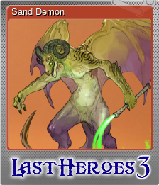 Series 1 - Card 4 of 5 - Sand Demon