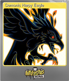 Series 1 - Card 2 of 8 - Demonic Harpy Eagle
