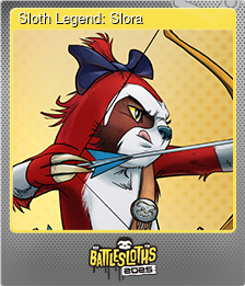 Series 1 - Card 4 of 8 - Sloth Legend: Slora