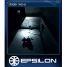 Under water