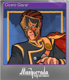 Series 1 - Card 1 of 15 - Cicero Gavar