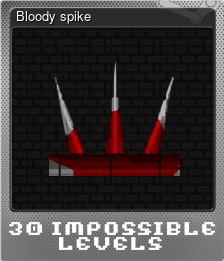 Series 1 - Card 4 of 5 - Bloody spike