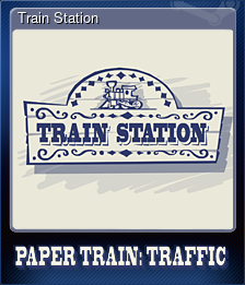 Series 1 - Card 6 of 6 - Train Station