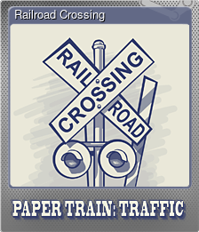 Series 1 - Card 5 of 6 - Railroad Crossing