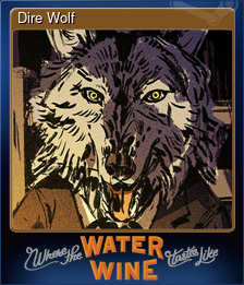 Series 1 - Card 6 of 15 - Dire Wolf