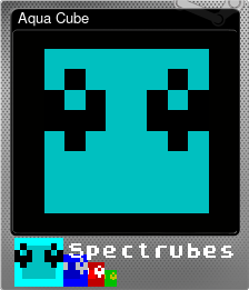 Series 1 - Card 1 of 6 - Aqua Cube