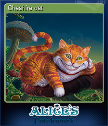 Series 1 - Card 3 of 5 - Cheshire cat