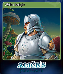 Series 1 - Card 4 of 5 - White knight