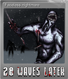 Series 1 - Card 1 of 5 - Faceless nightmare