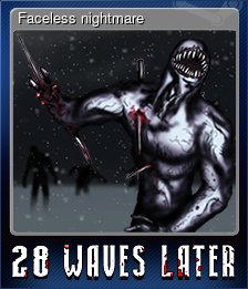 Series 1 - Card 1 of 5 - Faceless nightmare