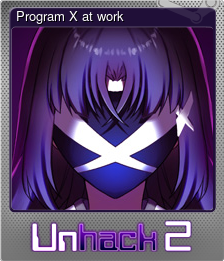 Series 1 - Card 6 of 6 - Program X at work